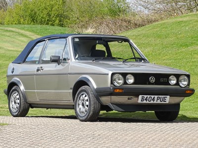 Lot 70 - 1985 Volkswagen Golf GTi Cabriolet