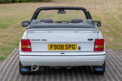 Lot 69 - 1989 Ford Escort XR3i Cabriolet