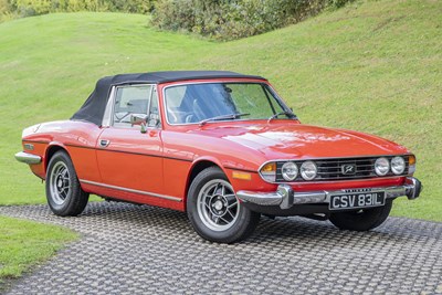 Lot 14 - 1973 Triumph Stag