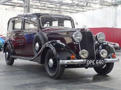 Lot 110 - 1937 Vauxhall Big Six BXL Limousine