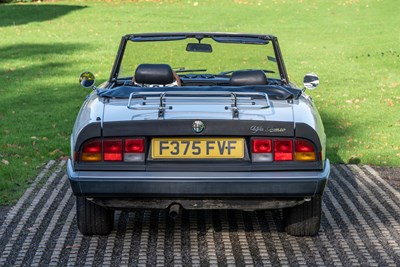 Lot 38 - 1988 Alfa Romeo Spider S3 1.6
