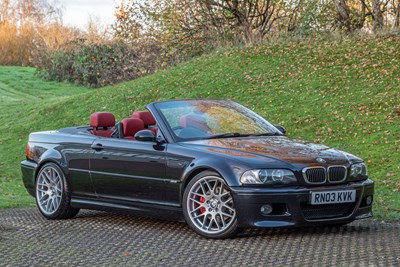 Lot 54 - 2003 BMW M3 Convertible