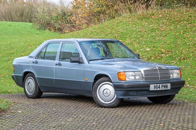 Lot 4 - 1990 Mercedes-Benz 190 E 1.8